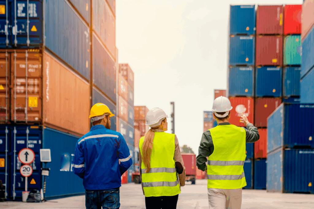 Workers Looking At A Supply Chain - XGP Arrow - Custom Packaging Solutions Canada
